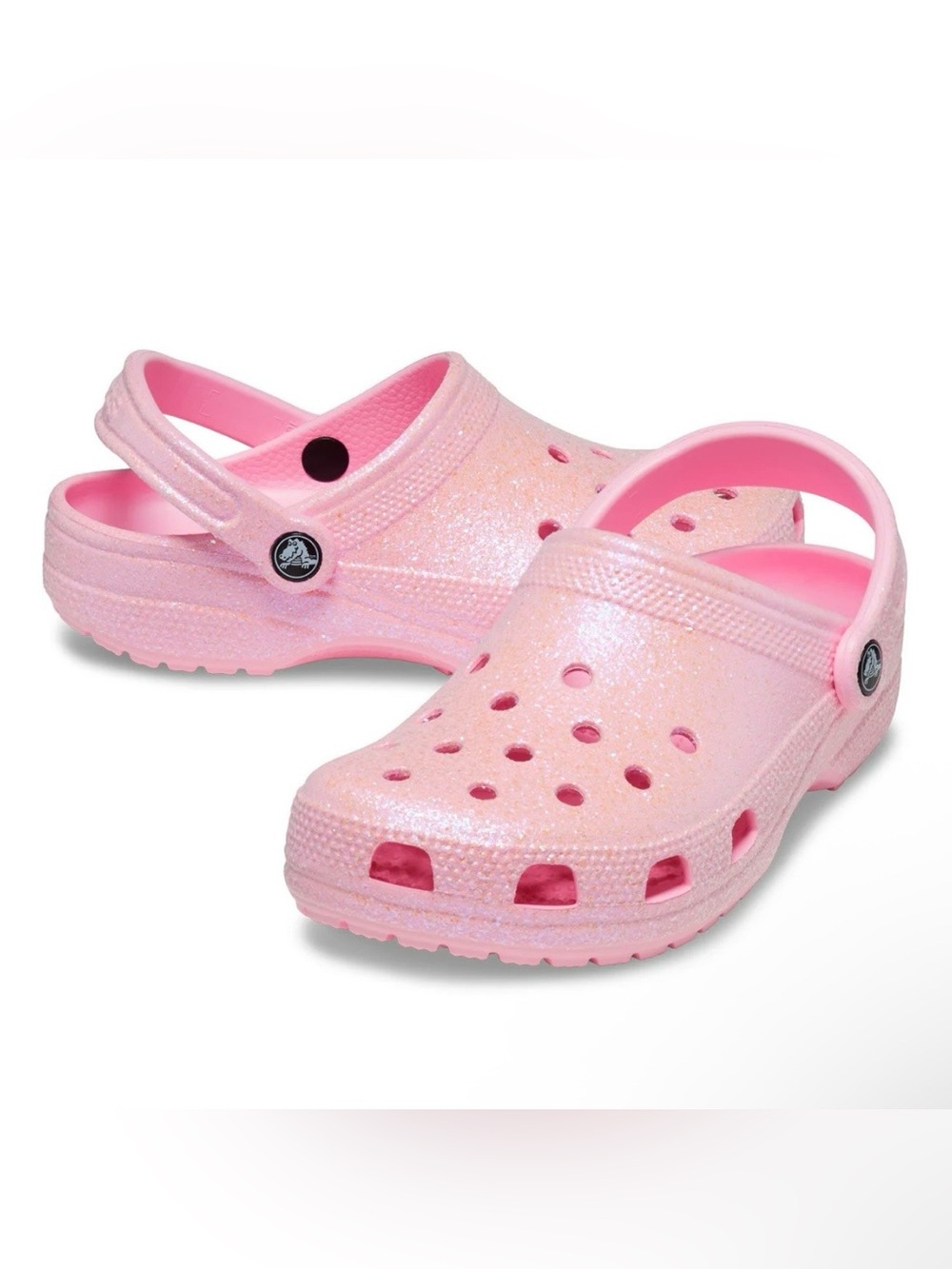 Crocs Classic Glitter Pink Flamingo adult (rare)